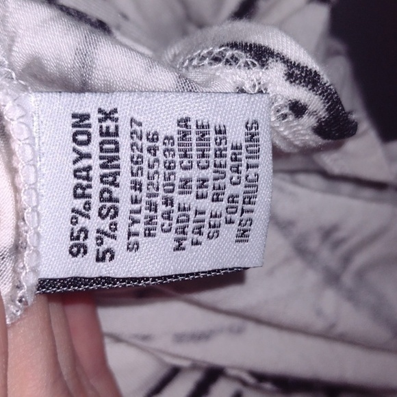 HABITAT shirt size small 3/4 length sleeves white and black - Picture 4 of 7